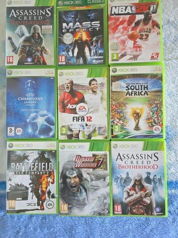 XBOX 360 games beschikbaar voor biedingen