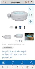 Lay -z spa paris jacuzzi (nieuwprijs 549), Ophalen of Verzenden, Zo goed als nieuw, Pomp
