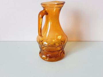 Italiaanse Vintage Amber Glazen Karaf - Bormioli of Parma beschikbaar voor biedingen