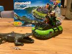 Playmobil 4446 krokodil stropers boot hoovercraft jungle, Kinderen en Baby's, Ophalen of Verzenden, Zo goed als nieuw