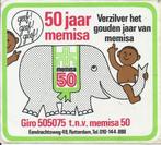 So292 sticker 50 jaar memisa, Verzenden, Zo goed als nieuw, Bedrijf of Vereniging