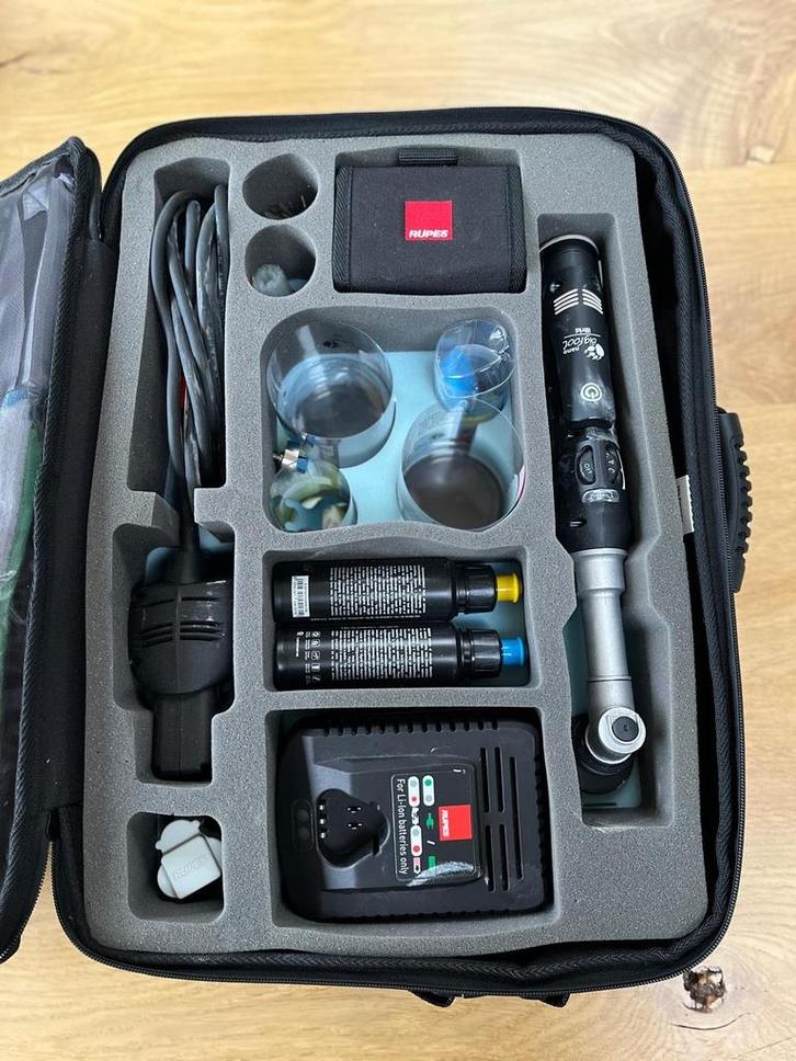 Rupes BigFoot iBrid Polijstmachine - Compleet!, Auto diversen, Onderhoudsmiddelen, Ophalen of Verzenden