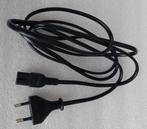 Apparaatsnoer C7, Eurosteker, Brilsnoer (2x). L=1,8 en 2 mtr, Audio, Tv en Foto, Audiokabels en Televisiekabels, Ophalen of Verzenden