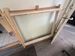 Kozijn binnen 113cm x 96cm (glas), Doe-het-zelf en Verbouw, Kozijnen en Schuifpuien, Gebruikt, Raamkozijn, Inclusief glas, 75 tot 150 cm