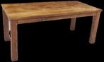 Teak eettafel L 180 cm x B 90 cm x H 78 cm, Ophalen, Teakhout, 50 tot 100 cm, Zo goed als nieuw