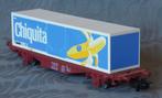 Nr R-RR46: 1 Marklin containerwagon 4672, Hobby en Vrije tijd, Modeltreinen | H0, Wisselstroom, Tweedehands, onbekend., Marklin. Tweedehands, onbekend.