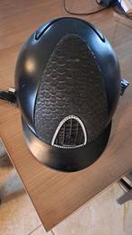 Kep italia. Strass en slangenleer, Dieren en Toebehoren, Paardrijkleding, Ophalen of Verzenden, Zo goed als nieuw, Dressuur, Cap