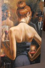 Schilderij/'José Delhaye (Védrin 1921-1991 Liège)', Ophalen of Verzenden, Schilderij, 75 cm of meer