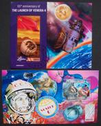 - 628 - 2 Blokken met Ruimtevaart, CCCP., Postzegels en Munten, Verzenden, Gestempeld, Overige thema's