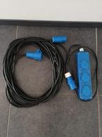 20 mtr verlengkabel en 3-voudige stekkerdoos, Caravans en Kamperen, Ophalen of Verzenden, Zo goed als nieuw