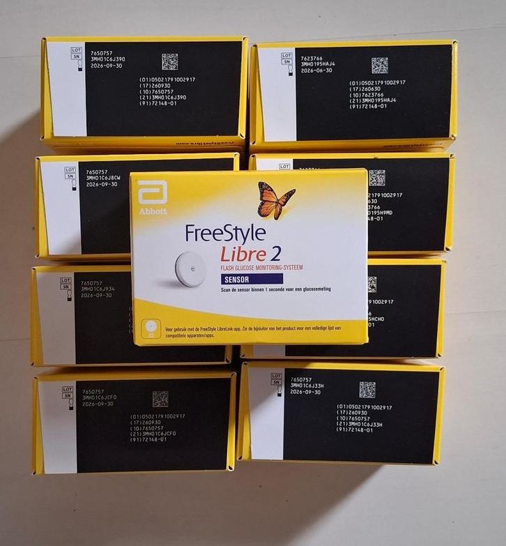 Freestyle Libre 2 - 9 stuks voor de prijs van 7, Diversen, Verpleegmiddelen, Nieuw, Verzenden