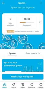 Spaarzegels AH glazen 1 volle kaart, Ophalen of Verzenden, Winkel, Super of Benzinepomp, Volle spaarkaart