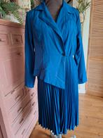 Apart jurk maat xl blauw plissé, Blauw, Maat 42/44 (L), Ophalen of Verzenden, Zo goed als nieuw