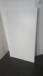 Ikea Skarsta Bureaublad Wit 120x70 cm, Ophalen, In hoogte verstelbaar, Zo goed als nieuw, Bureau