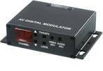 Abus digitale hf modulator met digitaal display kanaalinstel, Nieuw, Ophalen of Verzenden, Coaxiale kabel