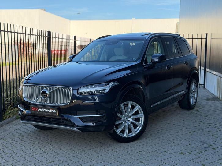 Volvo XC90 2.0 T8 Twin Engine AWD Inscription 7p FULL Pano T, Auto's, Volvo, Bedrijf, Te koop, XC90, 360° camera, 4x4, ABS, Achteruitrijcamera