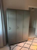Industriële Lockerkast - Garderobekast Metaal, Huis en Inrichting, Kasten | Kledingkasten, Ophalen, Gebruikt, 100 tot 150 cm, Metaal