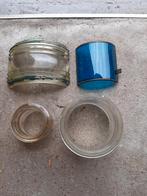 Vintage Scheepslamp Glas SET, Ophalen