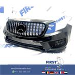W156 GLA AMG BUMPER X156 VOORBUMPER ZWART WIT GRIJS PRE FACE, Gebruikt, Voor, Mercedes-Benz, Ophalen of Verzenden