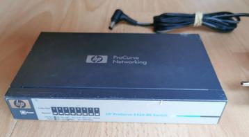 HP ProCurve 1410-8G Switch model J9559A 1 Gbps 1000 Mbps beschikbaar voor biedingen