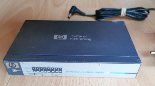 HP ProCurve 1410-8G Switch model J9559A 1 Gbps 1000 Mbps, Computers en Software, Netwerk switches, Gebruikt, Ophalen of Verzenden
