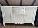 Vintage Wit Dressoir, Ophalen, Gebruikt, 100 tot 150 cm, 150 tot 200 cm