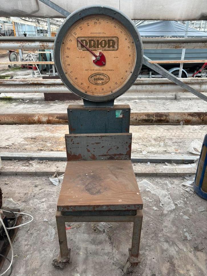 ANTIEKE , VNTAGE PRIOR WEEGSCHAAL, Witgoed en Apparatuur, Weegschalen, Zo goed als nieuw, Ophalen of Verzenden