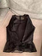 Mooie zwarte blouse van echte zijde, Maat 38/40 (M), Zo goed als nieuw, Zwart, Verzenden