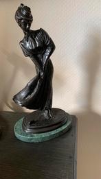 Bronzen beeld jugendstil, Antiek en Kunst, Ophalen of Verzenden