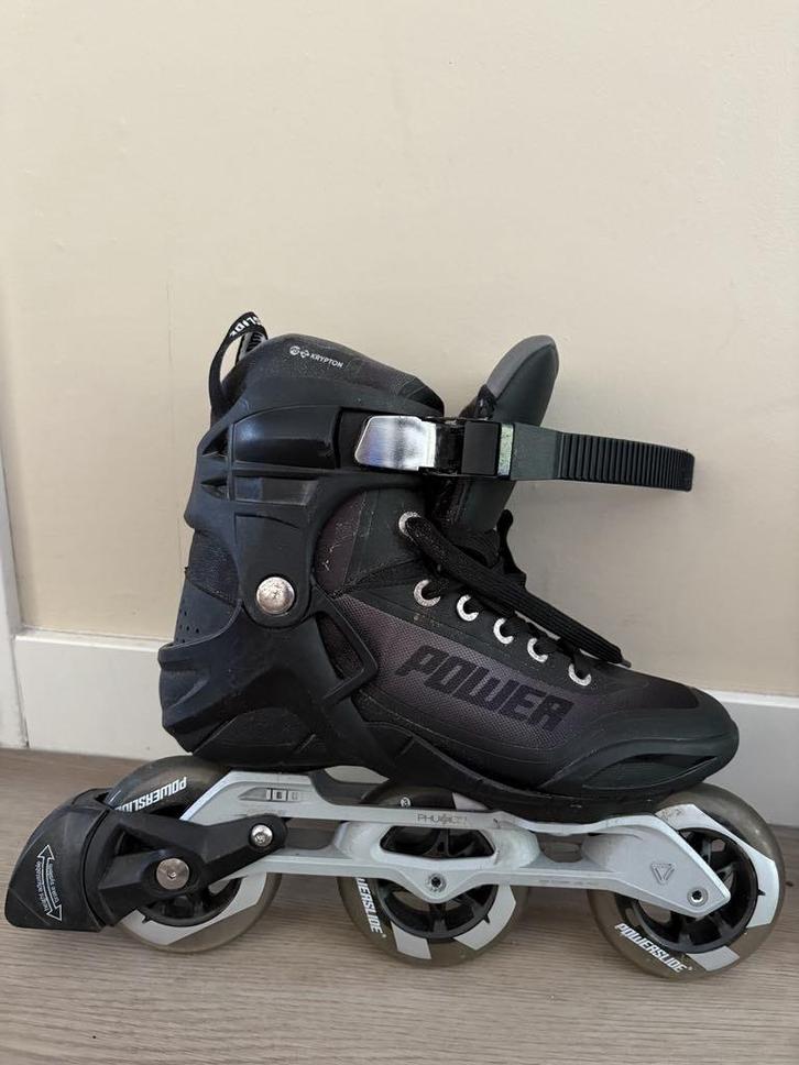 Skeelers 3 wielen Powerslide maat 42, Sport en Fitness, Skeelers, Zo goed als nieuw, Overige typen, Powerslide, Dames, Heren, Kinderen
