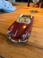 Porsche 356B Bburago 1:18 (1961) bordeau rood, Ophalen, Gebruikt, Auto, Bburago