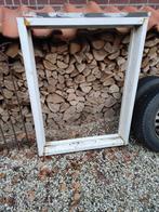 Gratis op te halen: hardhouten kozijn zonder glas, Doe-het-zelf en Verbouw, Kozijnen en Schuifpuien, Gebruikt, Raamkozijn, 75 tot 150 cm