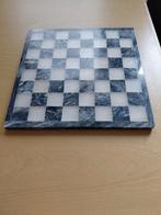 Origineel onyx zwart-wit schaakbord met schaakstukken., Ophalen of Verzenden
