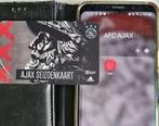 Te huur 2x seizoenskaart ajax  vak 120 rij 22, Telecommunicatie, Ophalen of Verzenden, Zo goed als nieuw