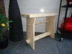 Houten bankje - handmade - vintage uiterlijk - one of a kind, Ophalen of Verzenden, Zo goed als nieuw