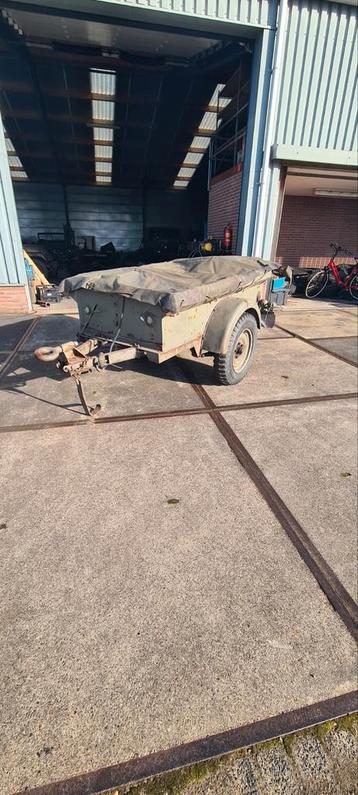 1/4 tons aanhanger nekaf  beschikbaar voor biedingen