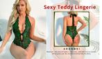Groene lingerie body maat L, Kleding | Dames, Ophalen of Verzenden, Groen, Body of Korset