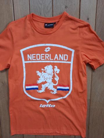 LOTTO t- shirt oranje Nederland logo maat S beschikbaar voor biedingen