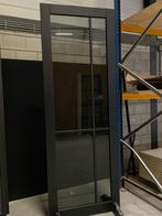Zwart rookglas deur 83.5 x 231.5 cm STOMP, Doe-het-zelf en Verbouw, Deuren en Horren, Ophalen, 80 tot 100 cm, 215 cm of meer, Binnendeur