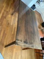 Houten Eettafel, Ophalen, Gebruikt, 100 tot 150 cm, Eikenhout