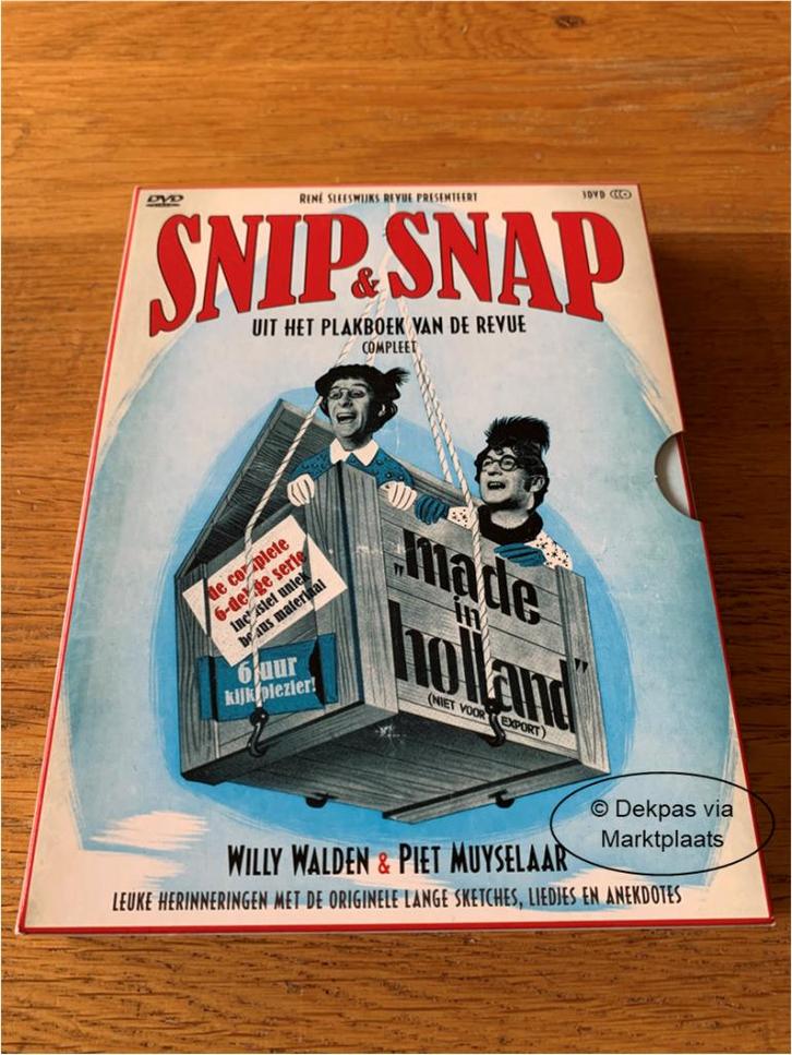 Dvd's Snip & Snap - Uit het Plakboek van de Revue - 3-Disc, Cd's en Dvd's, Dvd's | Cabaret en Sketches, Gebruikt, Tv-programma of Sketches
