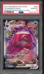 Gengar VMAX PSA 10 002/019 Japanese Gengar Vmax High-Class, Hobby en Vrije tijd, Ophalen of Verzenden, Zo goed als nieuw, Losse kaart