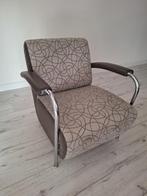 Leolux Scylla design fauteuil, Huis en Inrichting, Ophalen, Zo goed als nieuw, 75 tot 100 cm, Metaal