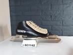 Viking Original Tournoren Laag Noren Leder Zwart Maat 34, Sport en Fitness, Schaatsen, Viking, Verzenden, Zo goed als nieuw, Noren
