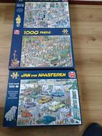 3 Puzzels van Jan van Haasteren, Hobby en Vrije tijd, Denksport en Puzzels, Ophalen, 500 t/m 1500 stukjes, Zo goed als nieuw