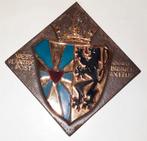 Cloisonne Tegel West-Vlaamse Post Burger welzijn Wapenschild, Antiek en Kunst, Ophalen of Verzenden
