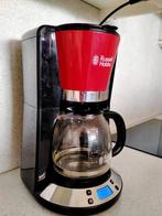 Russel Hobbs koffiezetapparaat Rood, 10 kopjes of meer, Ophalen of Verzenden, Zo goed als nieuw, Gemalen koffie