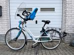 Moederfiets met zitje (Yepp), windscherm en buggydrager, Gebruikt, Buggydrager, 47 tot 50 cm, 1 zitje