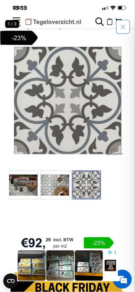 Mooie decoratieve tegels 20x20 cm, Keramiek, Nieuw, Ophalen of Verzenden, 20 tot 40 cm