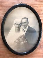 Oud ovalen lijstje, Ophalen of Verzenden